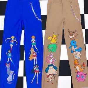 Omighty Weekend Sailor Moon Chain Pants 